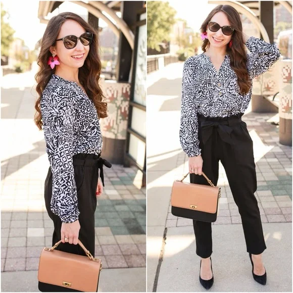 Lilly Pulitzer Elsa Silk Top Onyx Home slice size M
White Black - Picture 2 of 13